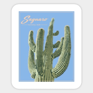 Saguaro National Forest Poster Sticker